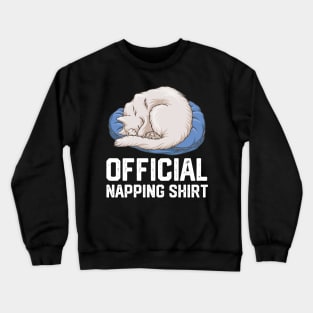 official napping shirt Crewneck Sweatshirt